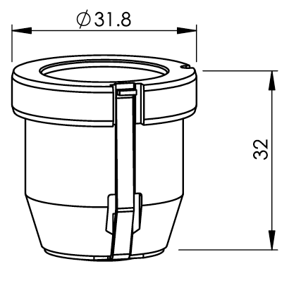 TrumpfÂ® Ceramic Nozzle Holder - 254493, 260432