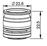 Amada® Nozzle Adapter with Holes - 71712350, 7973459